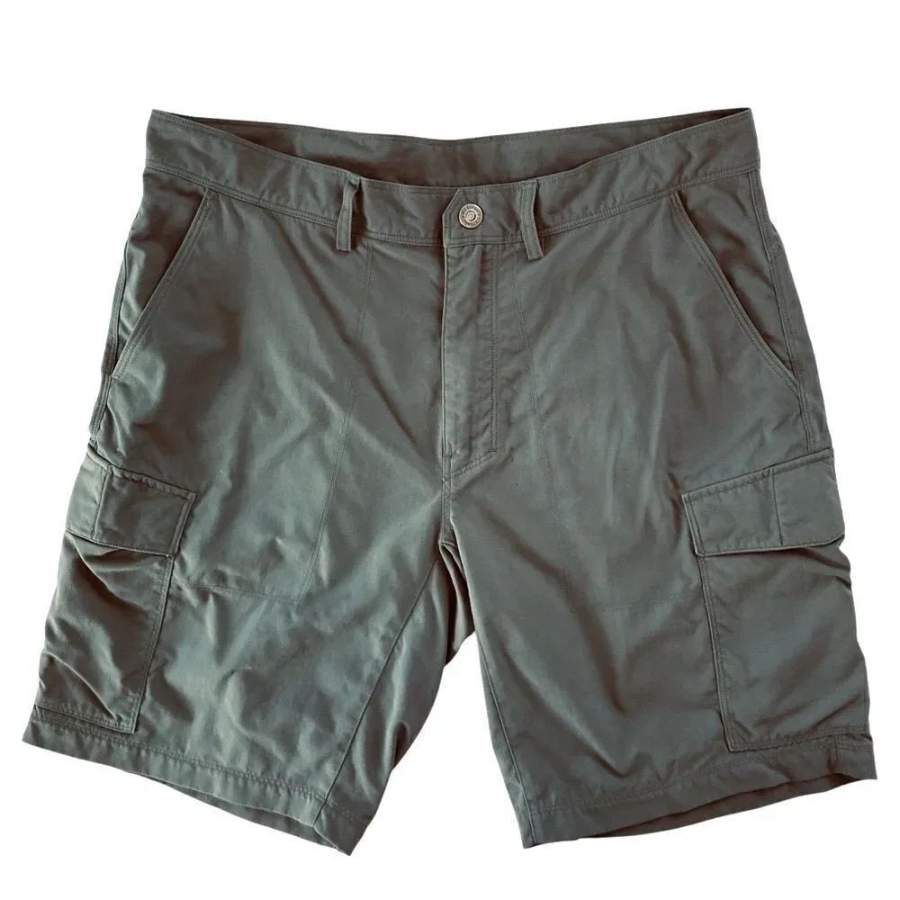 Patagonia Men's Roving Cargo Shorts Grey Green Style #57855 (Size 36)